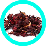 cha de hibisco em po